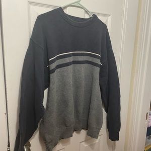 90s striped sweater XXL